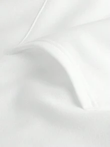 Conjunto de sudadera con capucha de punto informal y pantalones acampanados de punto estilo casual callejero para niña