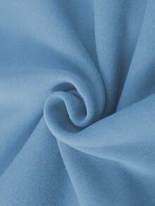 Manfinity EMRG Loose Fit Men's Color Blocked Baseball Jacket With Letter Print - Baby Blue - View 4