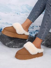 ROMWE Fairycore 女士室內拖鞋 - 棕色 - 查看 1