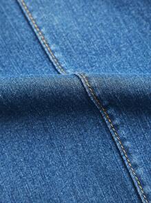 Women's Flared Jeans - Medium Wash - View 4