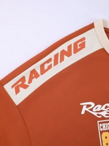 Manfinity EMRG Nam In Hằng ngày Áo thun - trái cam - Xem 7