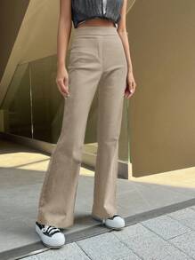 Dazy Star Women's Flared Pants - Khaki - View 4