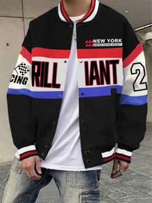 Manfinity Hypemode Men's Digital Printed Button Up Jacket - Multicolor - View 1