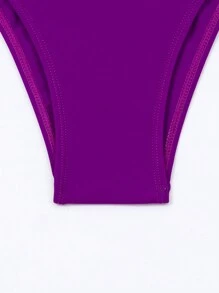 SHEIN Swim Women's Halter Neck Bikini Set With Floral Print Fringed Cover-Up Skirt Music Festival Summer Beach - Multicolor - View 7