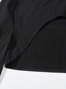 Cami Top & Plaid Pleated Skirt & Crop Sweatshirt - Multicolor - View 4