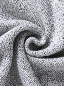 Manfinity Homme Men's Cable Knit Casual Hooded Cardigan - Beige - View 3