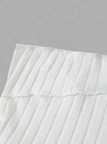 SHEIN Essnce White Strapless Bodycon Dress - White - View 3