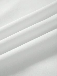 SHEIN LUNE Của phụ nữ Núi Và In Khẩu hiệu Lông cừu Áo nỉ - trắng - Xem 3