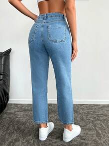 EURMUSE Jean Droit - Bleu azur - Voir 2