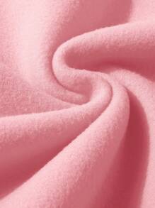 SHEIN EZwear 女式粉紅圓領印花套頭衫 - 粉色 - 查看 8