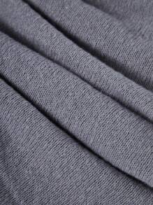 SHEIN Unity Gray Mermaid Hem Skirt - Grey - View 5