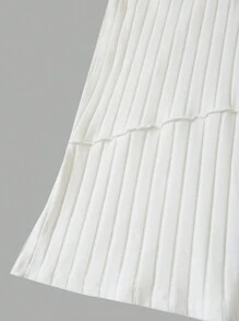 SHEIN Essnce White Strapless Bodycon Dress - White - View 4