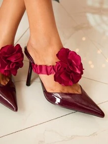 CUCCOO SZL Women's High-heeled Shoes - Burgundy - View 5