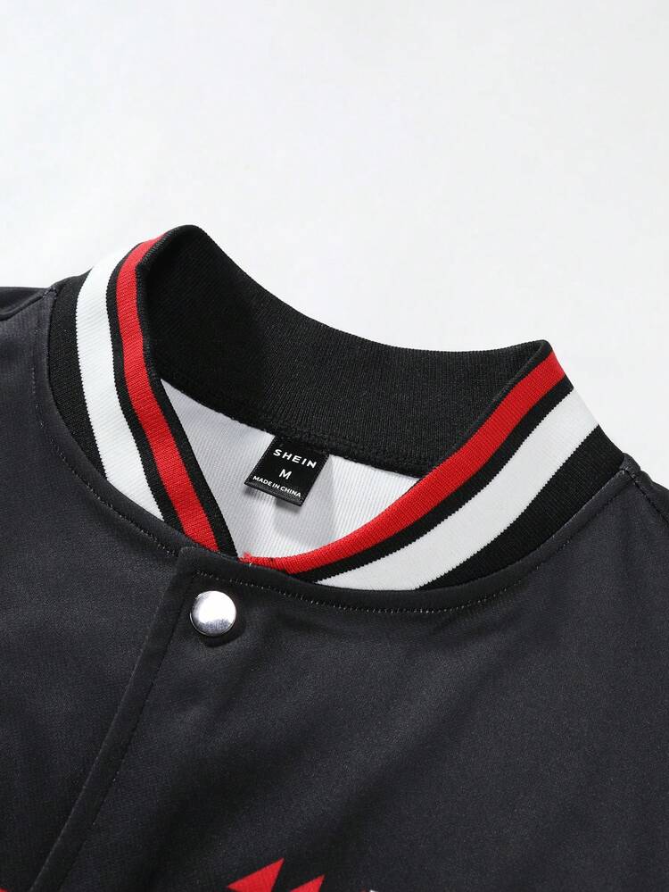 Men's Digital Printed Button Up Jacket