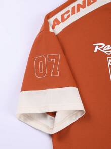 Manfinity EMRG Nam In Hằng ngày Áo thun - trái cam - Xem 8