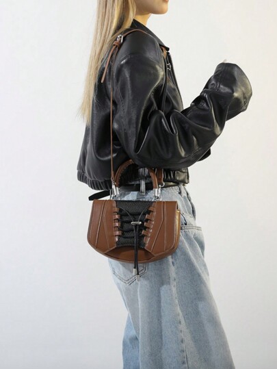 Fairycore Gothic Y2k Millennium Handbag For Women, Crossbody Bag