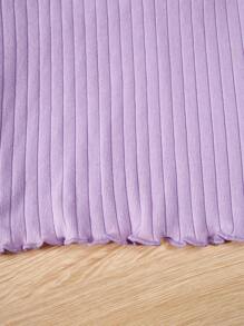 SHEIN 3pcs/set Tween Girls' Casual Knitted Round Neck Short Sleeve Tops For Daily Wear