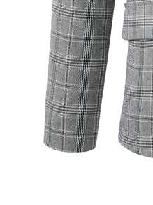 SHEIN 男童帥氣西裝領帶套裝 - 淺藍色 - 查看 3