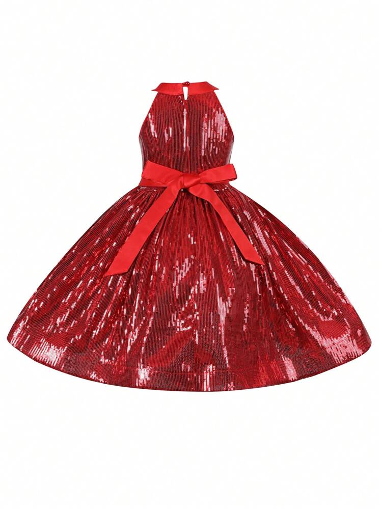 Toddler Girls' Sparkly Sleeveless Swing Dress