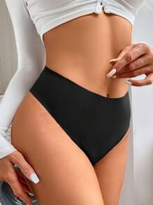 Women's Seamless Triangle Panties ,3 Pcs - Multicolor - View 6