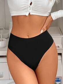 Women's Seamless Triangle Panties ,3 Pcs - Multicolor - View 3