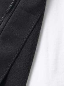 SHEIN Teen Boy Letter Printed Hooded Sweatshirt And Sweatpants Set Chic Outfits For Autumn/Winter