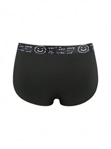 Men's Cartoon & Letter Patterned Elastic Band Briefs ,3 Pcs - Multicolor - View 2