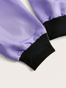SHEINNeu Của phụ nữ Khối màu Áo khoác - Nhiều màu - Xem 3