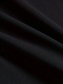 男士休閒圓領短袖t恤,印有骷髏頭和字母圖案 - 黑色 - 查看 8