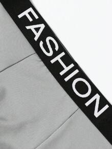 Men's Letter Jacquard Band Boxer Briefs ,3 Pcs - Multicolor - View 6