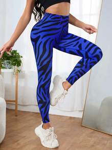 Easithlete 女士無縫寬鬆腰運動緊身褲 - 彩色 - 查看 3