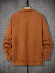 Manfinity Homme Men's Suede Jacket - Yellow - View 2