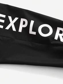 SHEIN Thiếu niên Con trai Lỏng lẻo Phù hợp Mô hình hoa In Dệt Đã bỏ túi Dệt Quần - màu đen - Xem 4