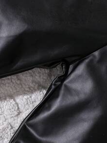 嬰兒女童實色肋紋t恤,格紋背心夾克配邊縫的褲裝套裝 - 彩色 - 查看 7