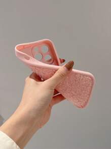 Funda rosa de teléfono móvil cálido y suave compatible con modelos de Apple iPhone - Rosa - Ver 4