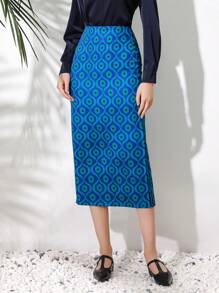 Aveloria 女士印花筆裙 - 彩色 - 查看 3