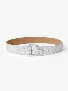 SHEIN BAE Women's Belt - Silver - View 3