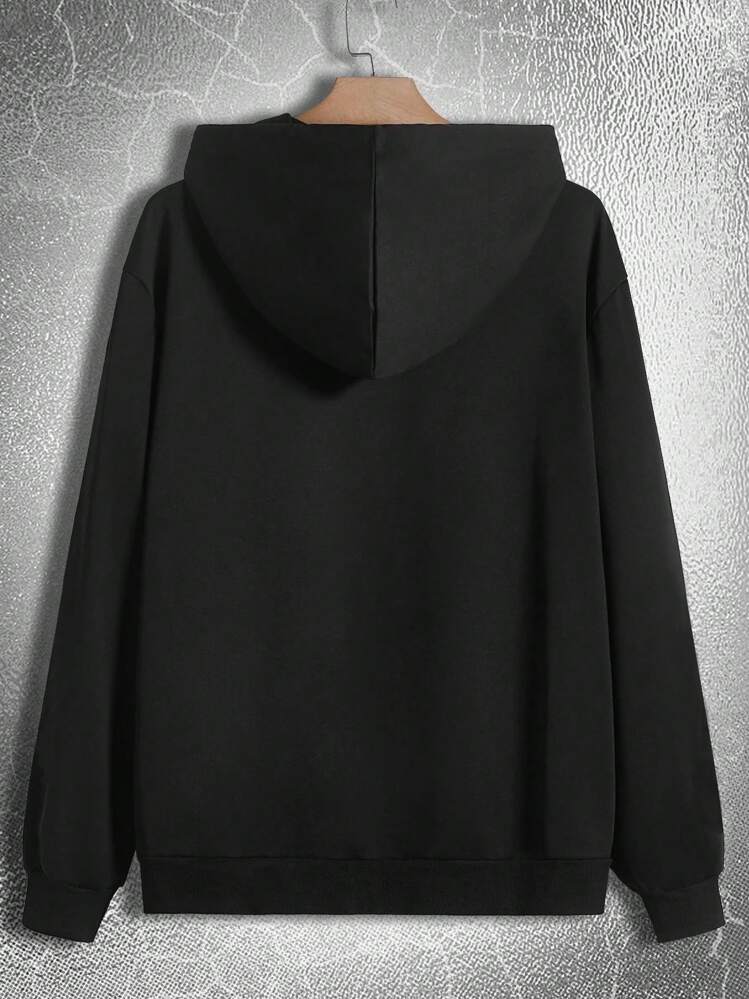 Jaqueta masculina nova para outono/inverno, modelo bomber casual esportivo com estampa de borboletas personalizada vintage. - Preto - Ver 2