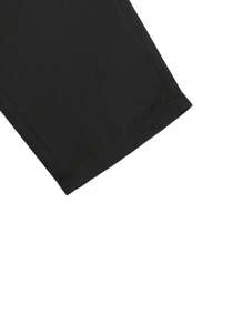 Manfinity Mode 男款純色斜口袋西裝褲,不含腰帶