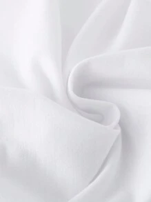 SHEIN Tween Boy Basic Round Neck Short Sleeve T-Shirt With Slogan & Letter Print - White - View 4