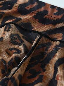 Nam Con voi Lưới Báo Tam giác Đồ lót Với Ba Chia Ngăn - Nhiều màu - Xem 7