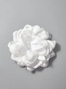 SHEIN Belle White Flower Hair Clip Boho Claw Clips Hair Claws Hair Barrettes - White - View 2