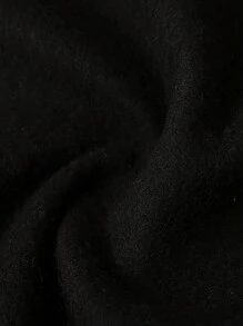 Manfinity EMRG Lỏng lẻo phù hợp Nam Sọ Đầu & Lá thư In áo có mũ Lông cừu Khóa kéo-lên Hoodie - màu đen - Xem 5