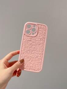 Funda rosa de teléfono móvil cálido y suave compatible con modelos de Apple iPhone - Rosa - Ver 2
