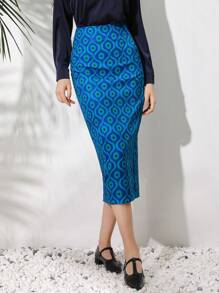 Aveloria 女士印花筆裙 - 彩色 - 查看 4