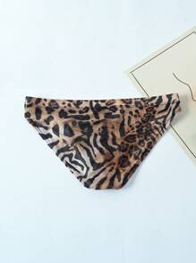 Nam Con voi Lưới Báo Tam giác Đồ lót Với Ba Chia Ngăn - Nhiều màu - Xem 2