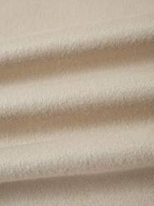 Vintamour 女款拼色鈕扣細節摺疊裙 - 卡其色 - 查看 5