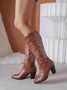 Styleloop 時尚女靴 - 棕色 - 查看 2