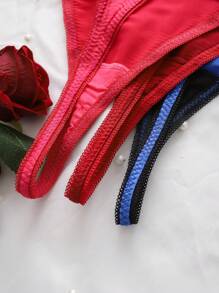 3 件/套女式丁字內褲 - 彩色 - 查看 5
