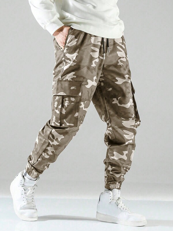 Men's Camouflage Work Pants Plus Size SHEIN USA